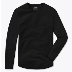 SET OF 3 Cuts - AO Long Sleeve Curve-Hem Tee Bundle